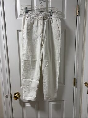 J. Crew Linen Cotton Drawstring Cropped - like new
